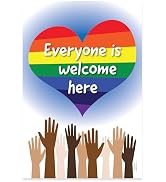 Amazon.com: ZOCO – Everyone is Welcome Here Poster – 12 x 18